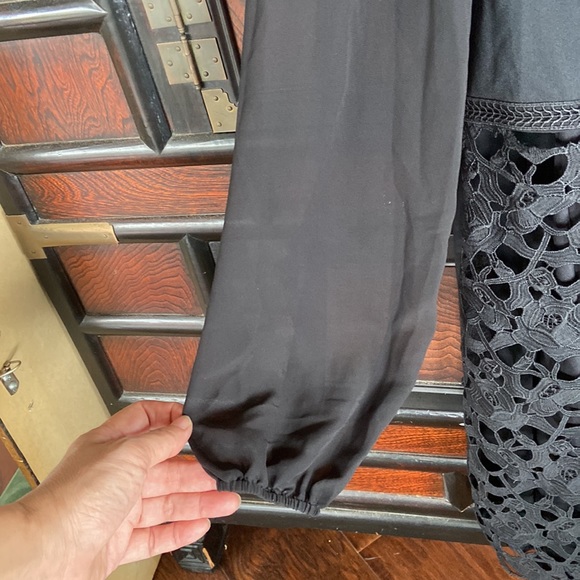 NWT KENSIE Black LACE DRESS medium new with tags RETAILS $198 - Picture 9 of 10